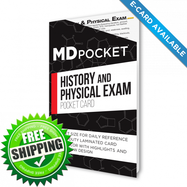 History & Physical Exam Card