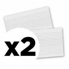 2 Pack - 8 x 5 Notepads - Ruled 