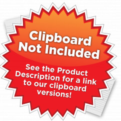 5 Pack - WhiteCoat Clipboard Notepads