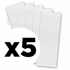 5 Pack - 3.5 x 10.25 Notepad