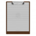 Letter Size 8.5 x 11 HDF Clipboard