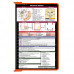  Folding Memo - WhiteCoat Clipboard® - Orange Medical Edition