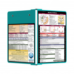  Folding Memo - WhiteCoat Clipboard® - Teal Medical Edition