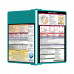  Folding Memo - WhiteCoat Clipboard® - Teal Medical Edition