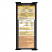 WhiteCoat Clipboard® Trifold - Black Pediatric Infant Edition